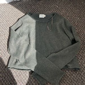 Cropped sweater